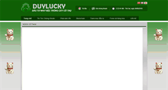 Desktop Screenshot of duylucky.com
